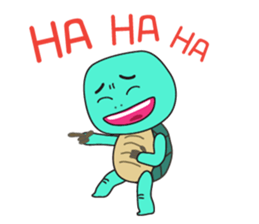 Cute turtle stickers sticker #3498983