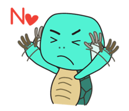 Cute turtle stickers sticker #3498984
