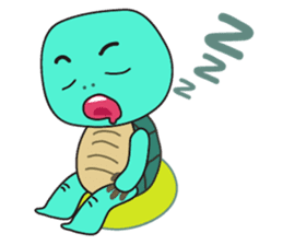 Cute turtle stickers sticker #3498985