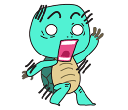Cute turtle stickers sticker #3498986