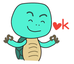 Cute turtle stickers sticker #3498987