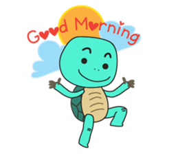 Cute turtle stickers sticker #3498989