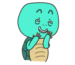 Cute turtle stickers sticker #3498990