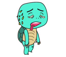 Cute turtle stickers sticker #3498993