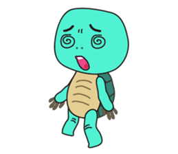 Cute turtle stickers sticker #3498994