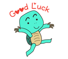 Cute turtle stickers sticker #3498995