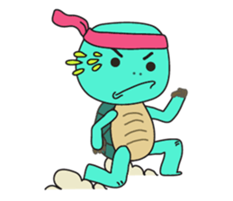Cute turtle stickers sticker #3498996