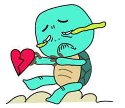 Cute turtle stickers sticker #3499000