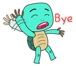 Cute turtle stickers sticker #3499002