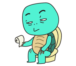Cute turtle stickers sticker #3499005