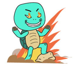 Cute turtle stickers sticker #3499010