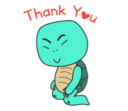 Cute turtle stickers sticker #3499011
