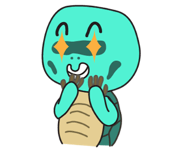Cute turtle stickers sticker #3499013