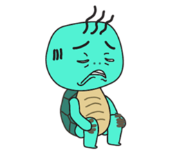 Cute turtle stickers sticker #3499015
