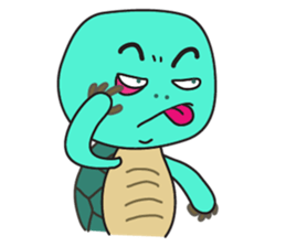 Cute turtle stickers sticker #3499016