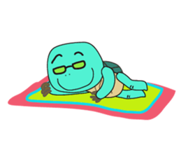 Cute turtle stickers sticker #3499017