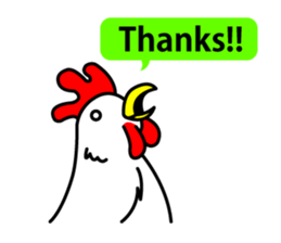 chicken and chick  of egg shop. sticker #3499338