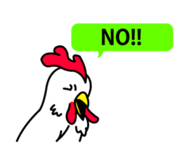 chicken and chick  of egg shop. sticker #3499342