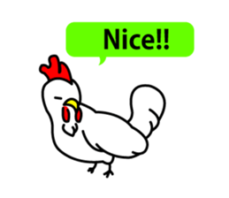 chicken and chick  of egg shop. sticker #3499344