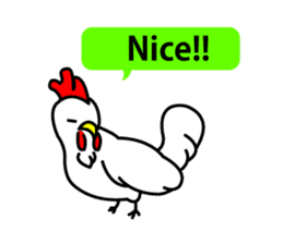 chicken and chick  of egg shop. sticker #3499344