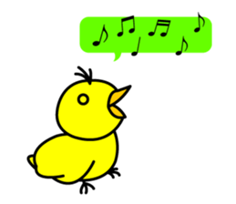 chicken and chick  of egg shop. sticker #3499366