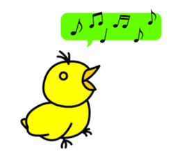 chicken and chick  of egg shop. sticker #3499366