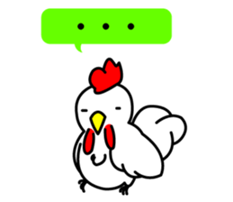 chicken and chick  of egg shop. sticker #3499368