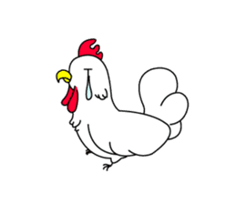 chicken and chick  of egg shop. sticker #3499372