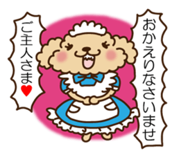 Putaro the Poodle 4 sticker #3499622