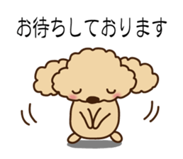 Putaro the Poodle 4 sticker #3499635