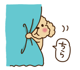 Putaro the Poodle 4 sticker #3499642