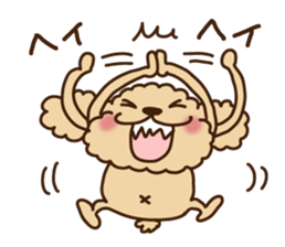 Putaro the Poodle 4 sticker #3499646