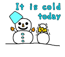 THE Pretty fledgling2 Winter, Christmas sticker #3500018