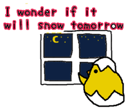 THE Pretty fledgling2 Winter, Christmas sticker #3500020
