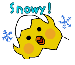 THE Pretty fledgling2 Winter, Christmas sticker #3500021