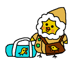 THE Pretty fledgling2 Winter, Christmas sticker #3500050