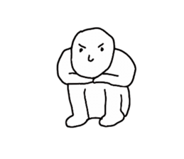 The negative  man sticker #3500211