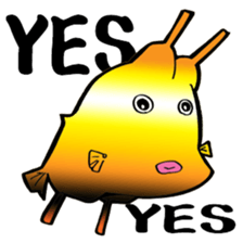 Congolese cormorant blowfish sticker #3500304