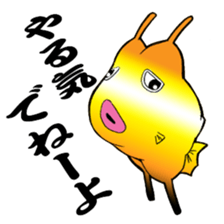 Congolese cormorant blowfish sticker #3500306