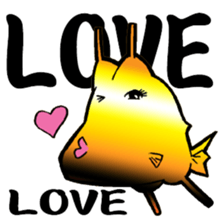 Congolese cormorant blowfish sticker #3500317