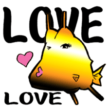 Congolese cormorant blowfish sticker #3500317
