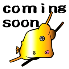 Congolese cormorant blowfish sticker #3500325