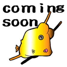Congolese cormorant blowfish sticker #3500325
