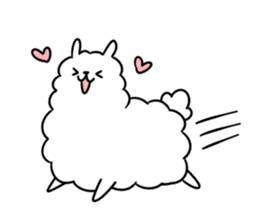 Burly alpaca sticker #3500350