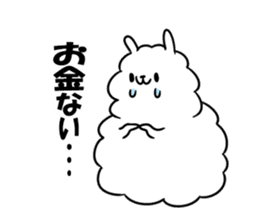 Burly alpaca sticker #3500366