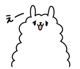 Burly alpaca sticker #3500370