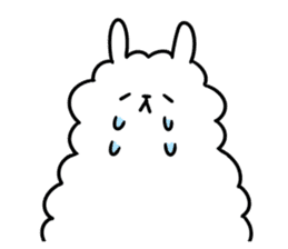 Burly alpaca sticker #3500372