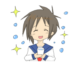 Water and I sticker #3500545