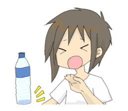 Water and I sticker #3500559