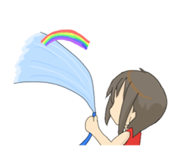 Water and I sticker #3500563